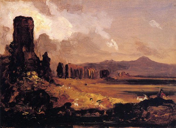 Campagna di Roma (study for 'Aqueduct near Rome')