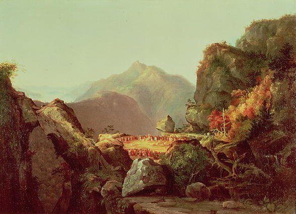 Scene from The Last of the Mohicans 1826