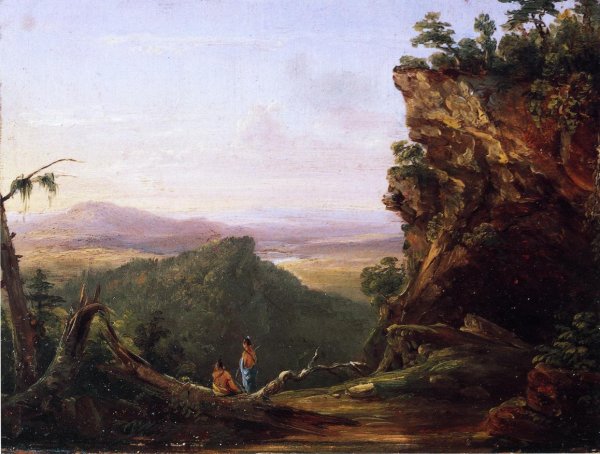 Indians Viewing Landscape