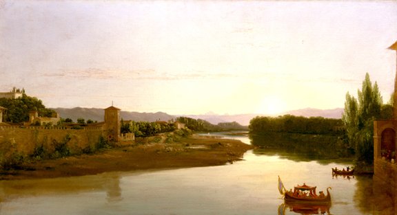 Sunset on the Arno